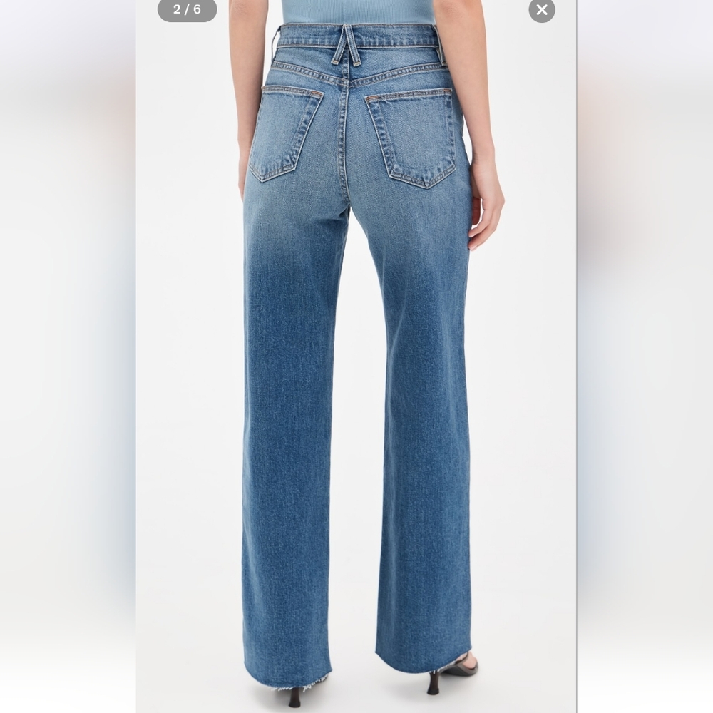 Slvrlake Grace Jean Wide Leg Size 26 Inseam 28 - Picture 2 of 7